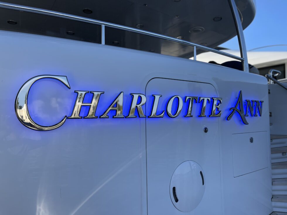 yacht name signs